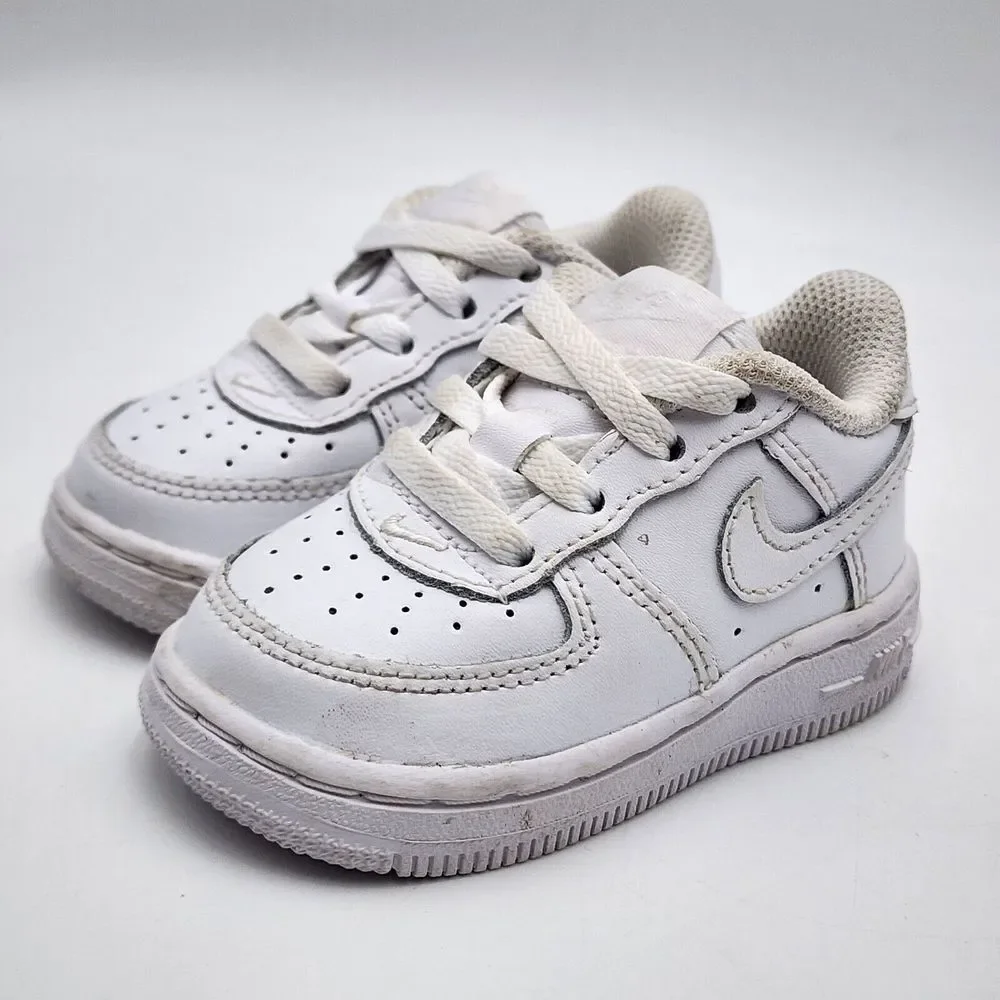 Nike Force 1 LE White/White (DH2926 111) Toddler Size 4C Shoes Sneakers‎